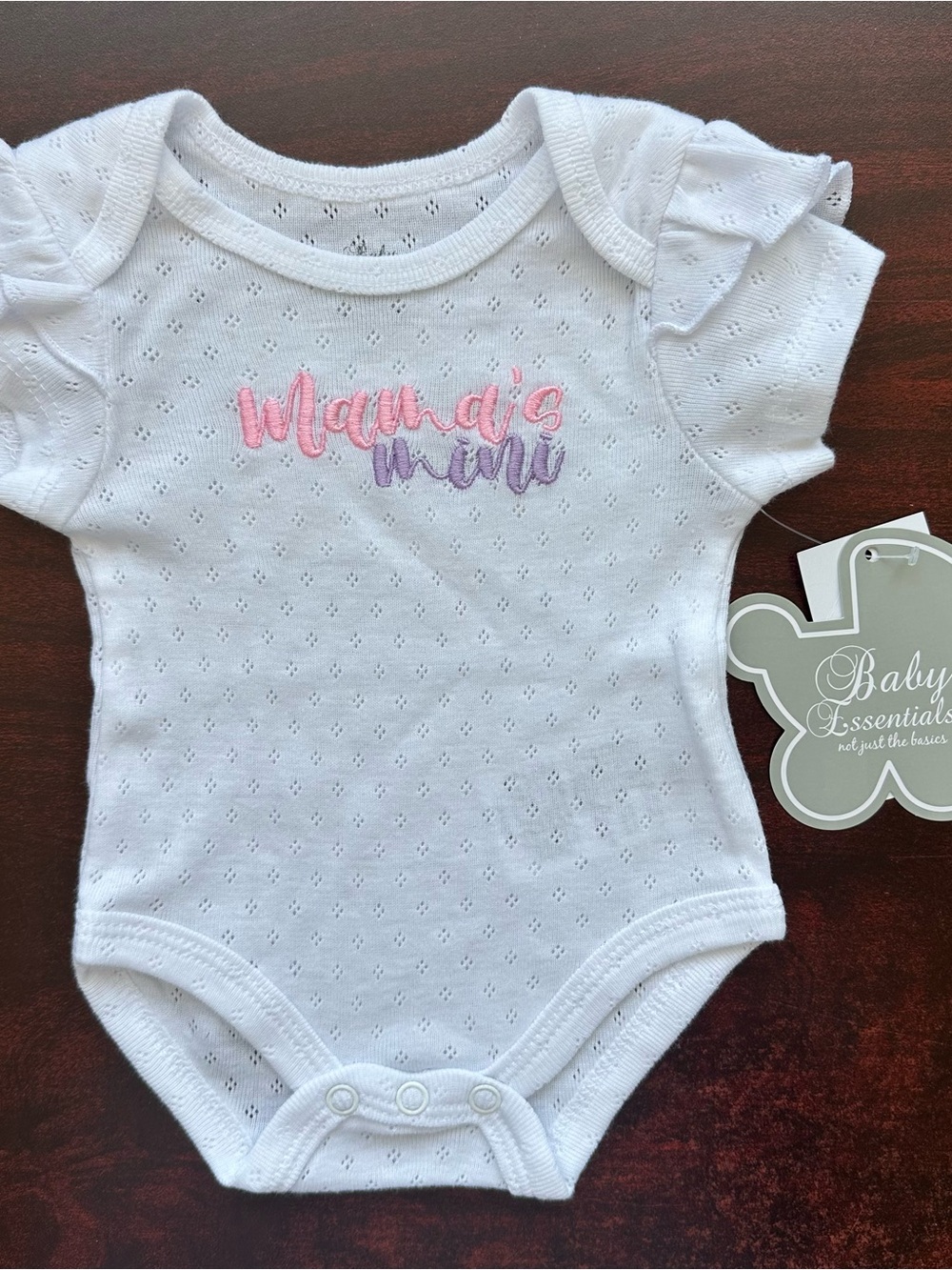 Baby Essentials White Infant 4-Piece Set - 3M